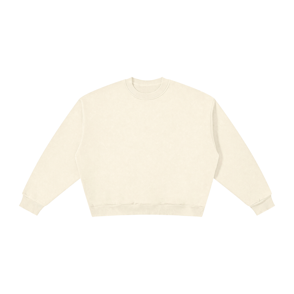 Cyclists Pay for the Roads too - Boxy Fleece Crewneck Sweatshirt
