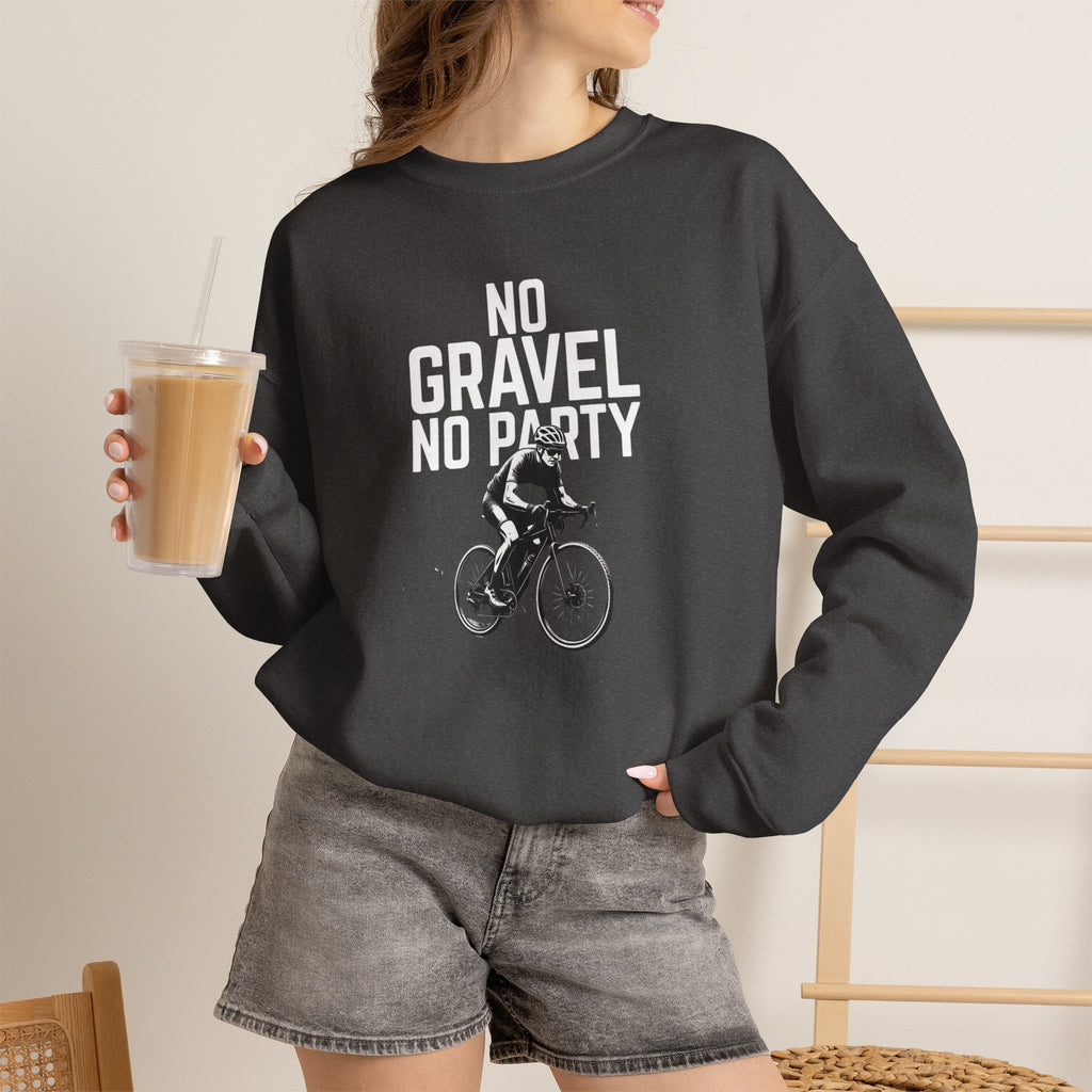 No Gravel No Party — Unisex Crewneck Sweatshirt