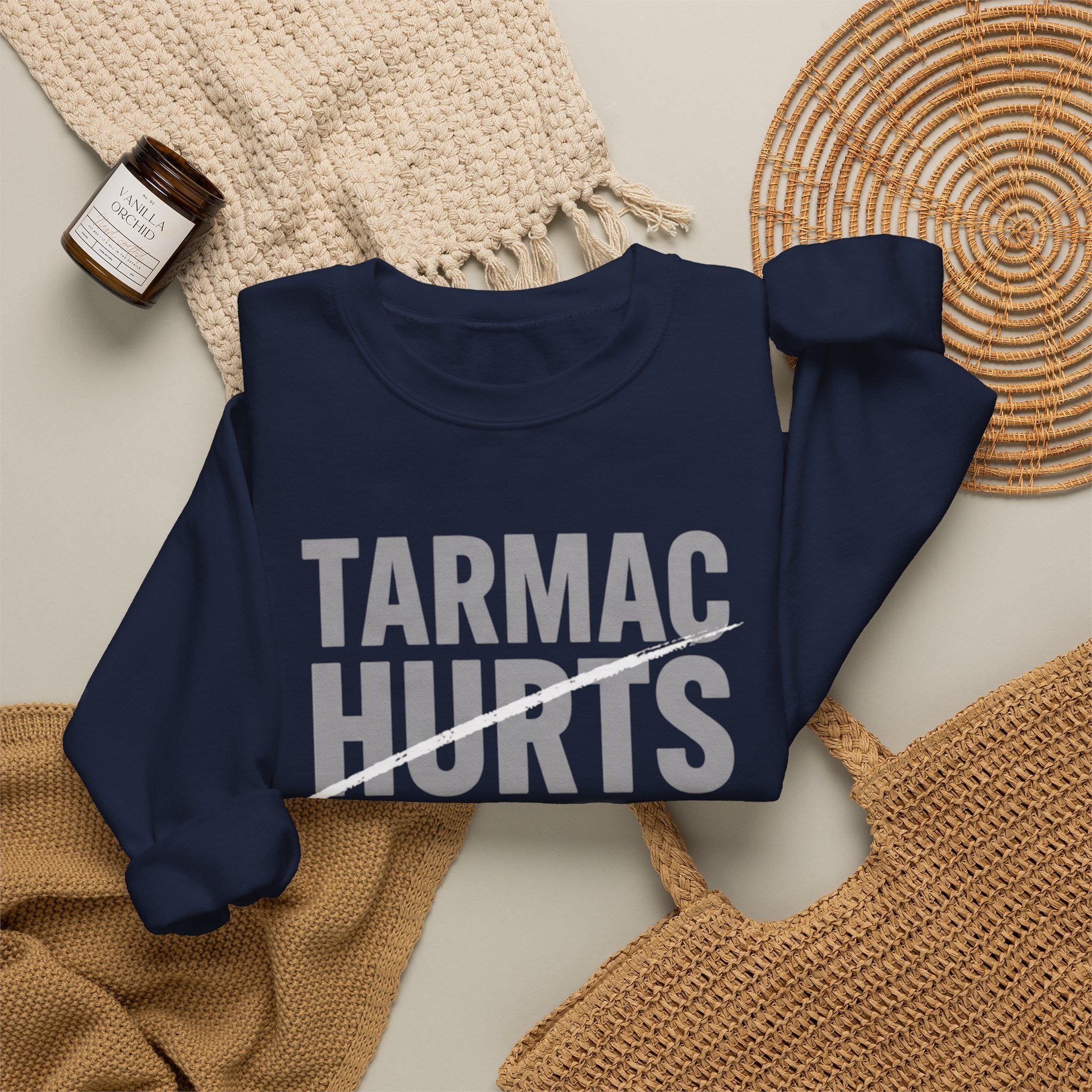 Tarmac Hurts Gravel Heals Heavy Blend Long Sleeve