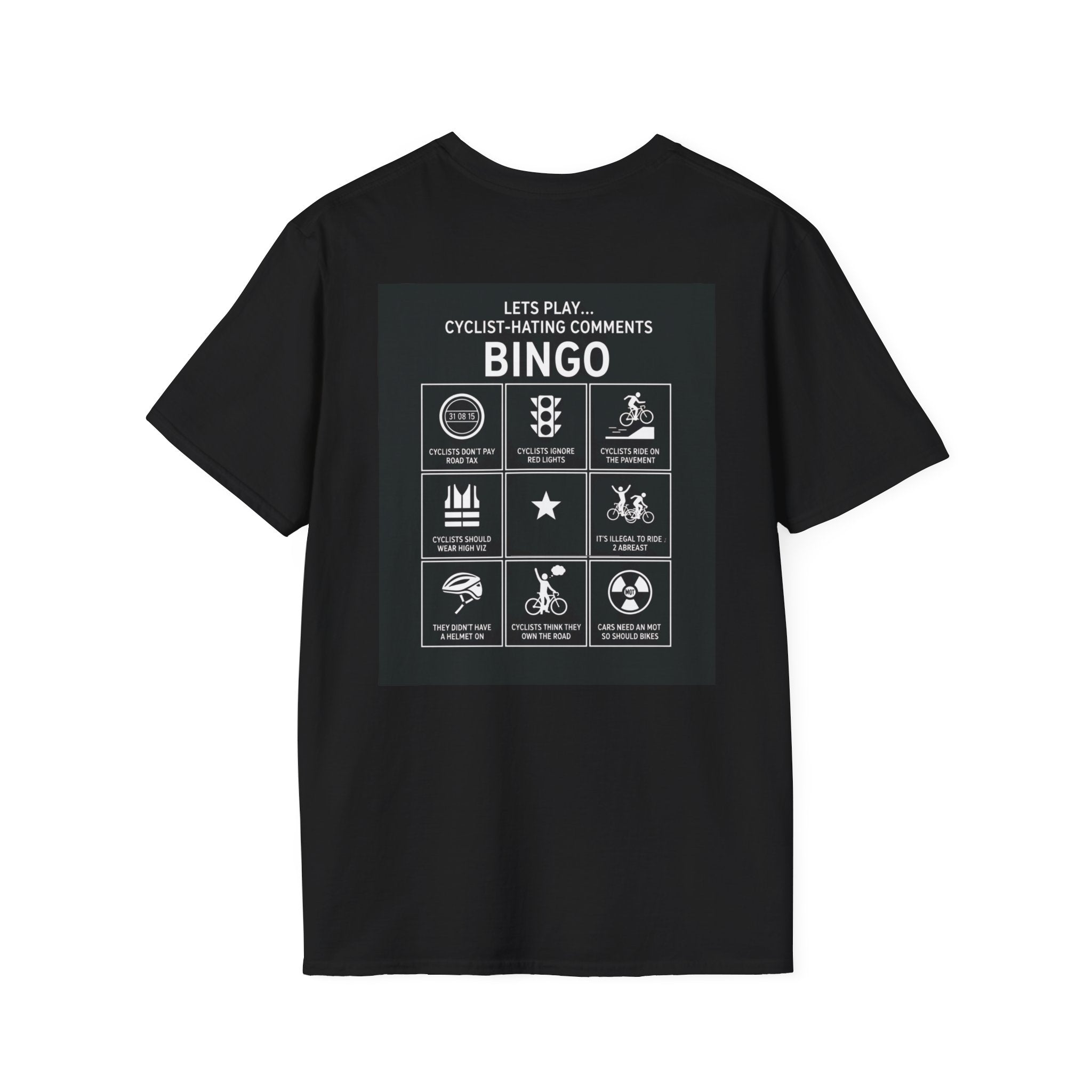 Let's Get Home Safely — Cycling Bingo Unisex Tee