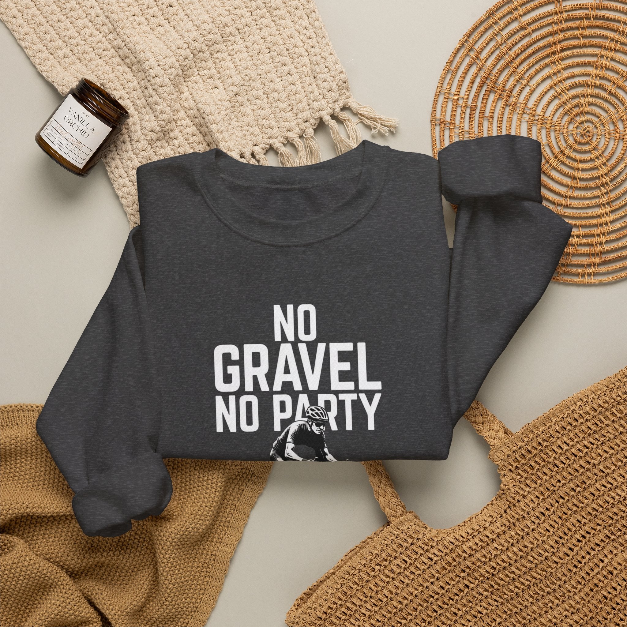 No Gravel No Party — Unisex Crewneck Sweatshirt