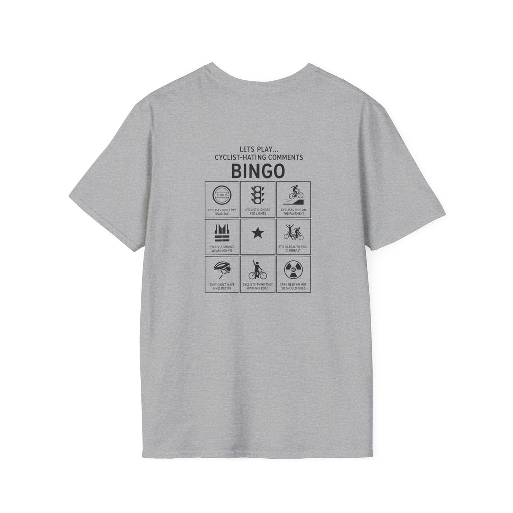 Let's Get Home Safely — Cycling Bingo Unisex Tee