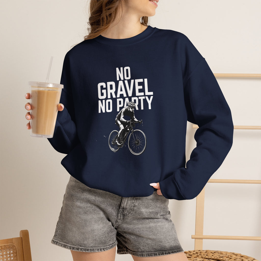 No Gravel No Party — Unisex Crewneck Sweatshirt