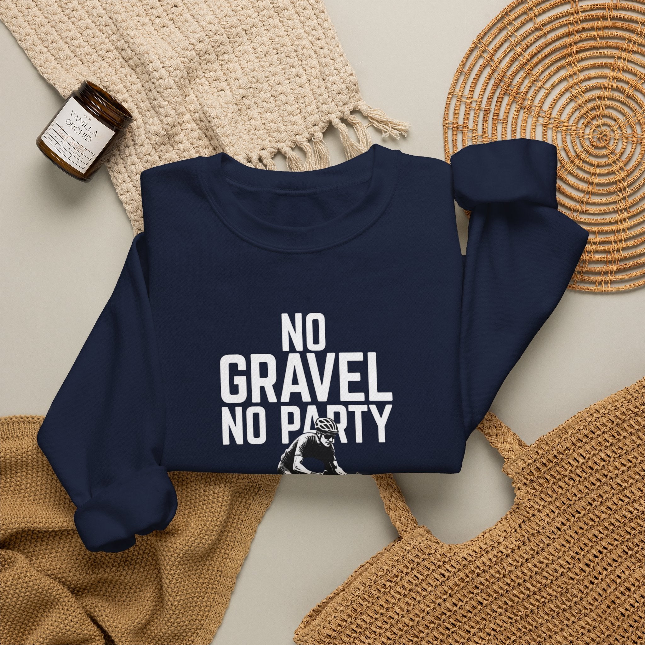 No Gravel No Party — Unisex Crewneck Sweatshirt